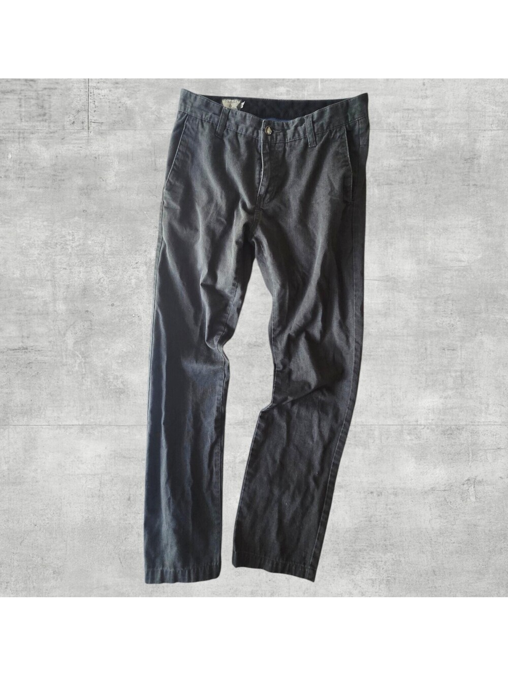 Volcom Frickin Modern Stretch Chino Pants Black Mens Size 30